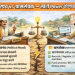 सरपंच आणि ग्रामसेवक Power फरक