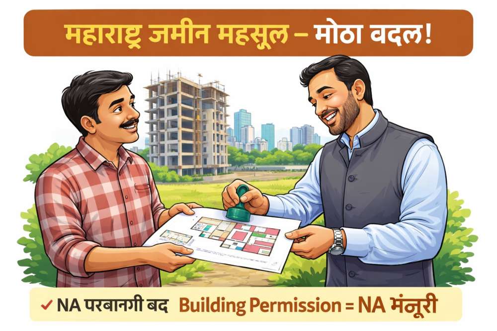 महाराष्ट्र जमीन महसूल नवीन सुधारणा