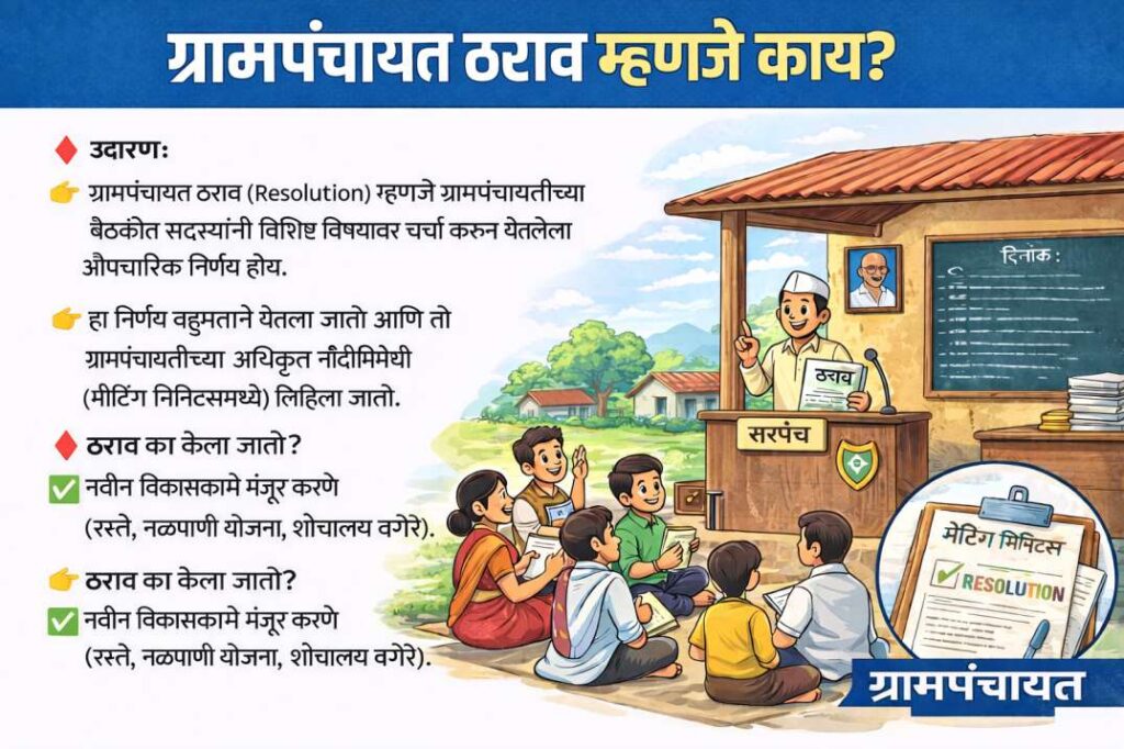 ग्रामपंचायत ठराव म्हणजे काय?