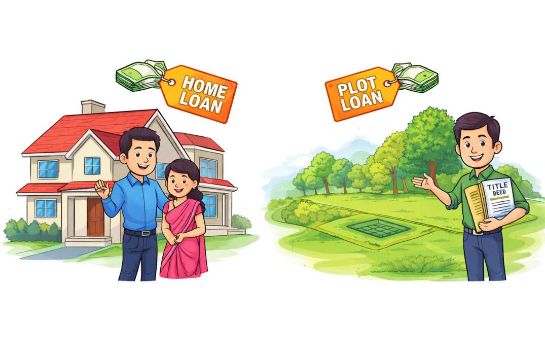 होम लोन आणि प्लॉट लोन मधील फरक