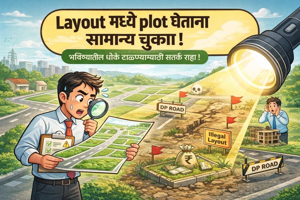 Layout मध्ये plot घेताना common चुका?