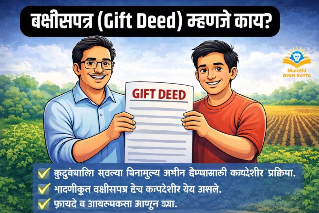 बक्षीसपत्र म्हणजे काय?