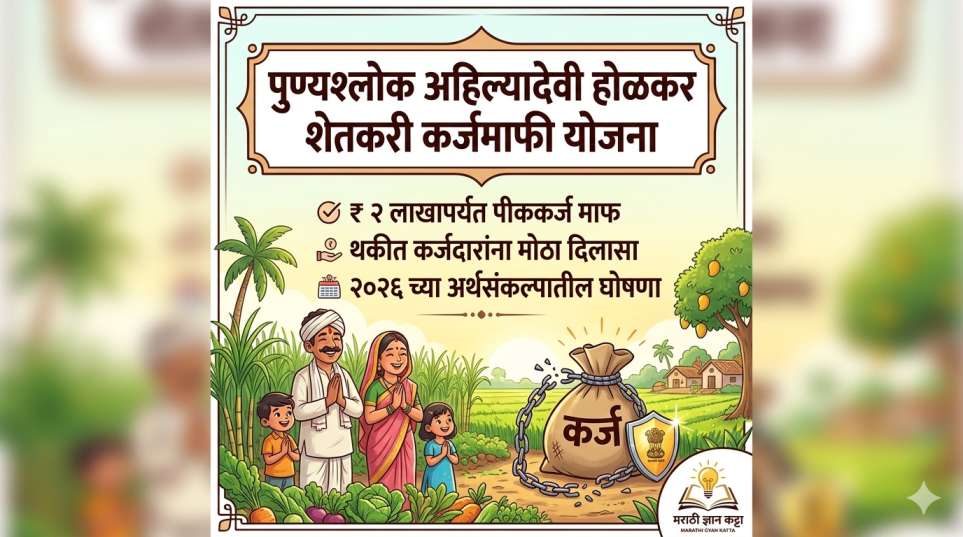पुण्यश्लोक अहिल्यादेवी होळकर शेतकरी कर्जमाफी योजना