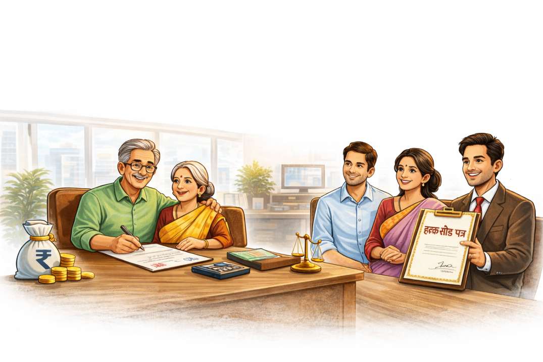 हक्कसोड पत्र म्हणजे काय