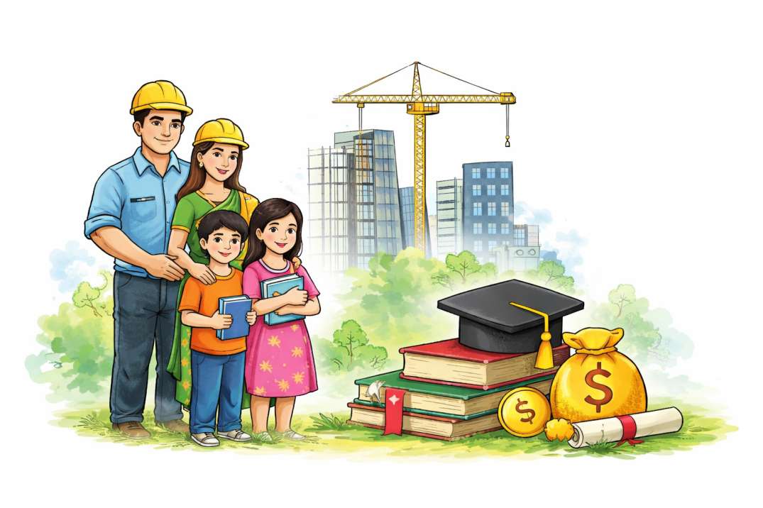 बांधकाम कामगार स्कॉलरशिप योजना