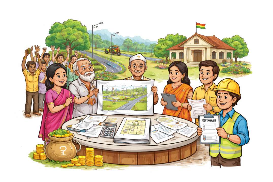 गावातील विकासकामे मंजुरी प्रक्रिया